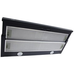 Кухонная вытяжка встраиваемая MBS Aralia 190 Black Glass 90 см черная - фото 11