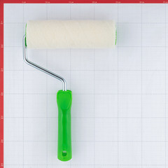 Валик велюр 180 мм d50 мм ворс 4 мм для алкидной основы с ручкой Wenzo Siena - фото 2