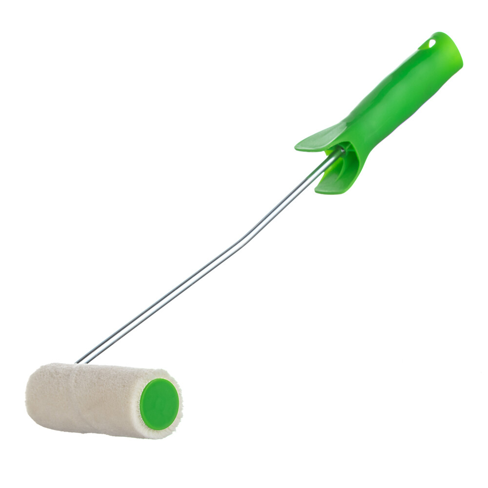 Изображение товара Валик велюр 100 мм d42 мм ворс 4 мм для алкидной основы с ручкой Wenzo Siena