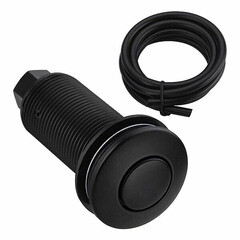 Пневмокнопка для измельчителя пищевых отходов Bone Crusher металл черная (LONG AIR SWITCH (BLACK)) - фото 6