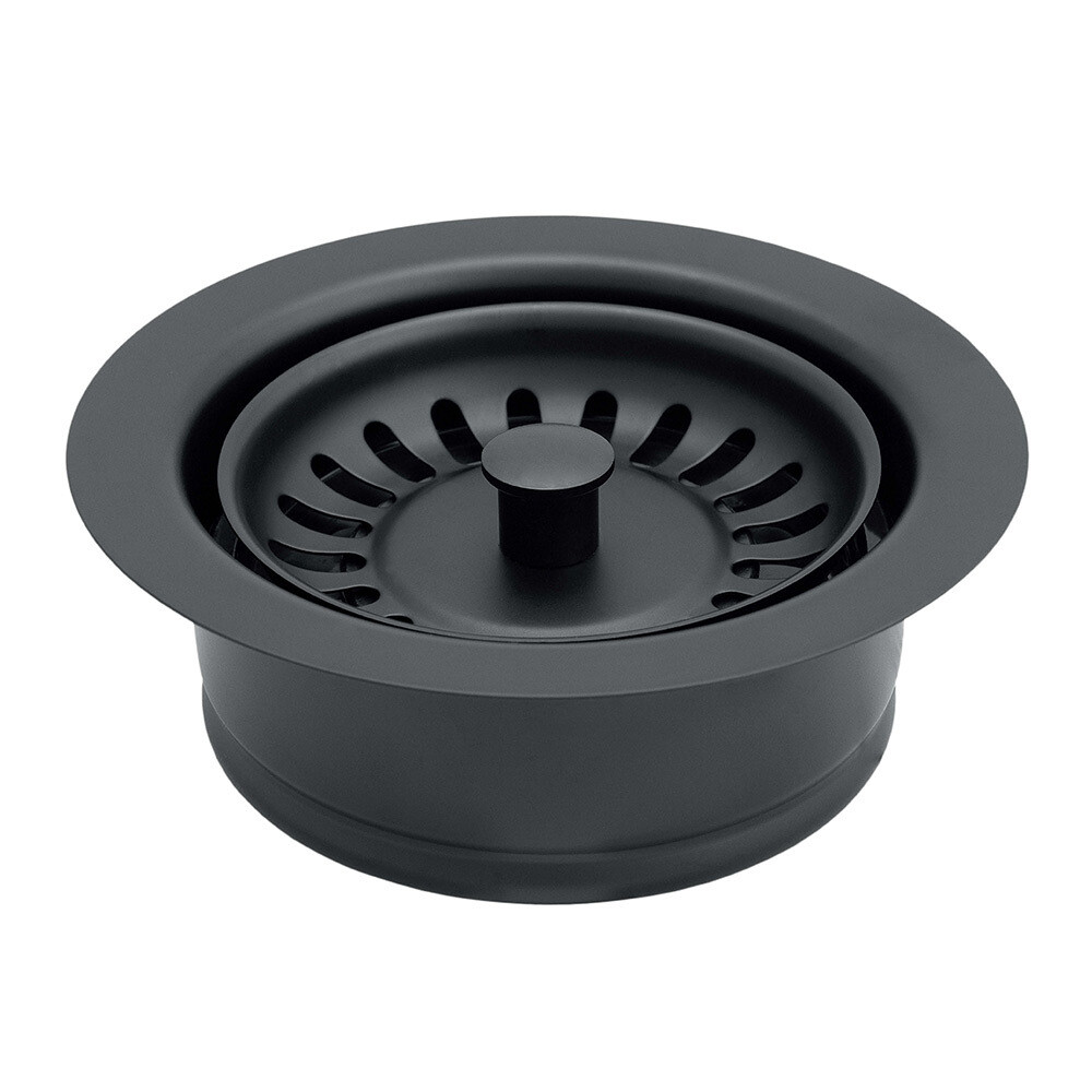 Изображение товара Горловина для измельчителя пищевых отходов Bone Crusher металл черная с стоппер-сеткой