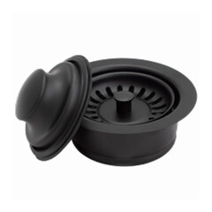 Горловина для измельчителя пищевых отходов Bone Crusher металл черная со стоппер-сеткой (LB9143+LB9138) - фото 2