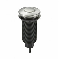 Пневмокнопка для измельчителя пищевых отходов Bone Crusher металл хром (Long Air switch (brusshed)) - фото 3