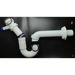 Сифон для раковины и мойки Lb-Plast 1 1/2х40/50 мм без выпуска с соединением 40 мм (211-AL-LB/D211-Ale) - фото 4