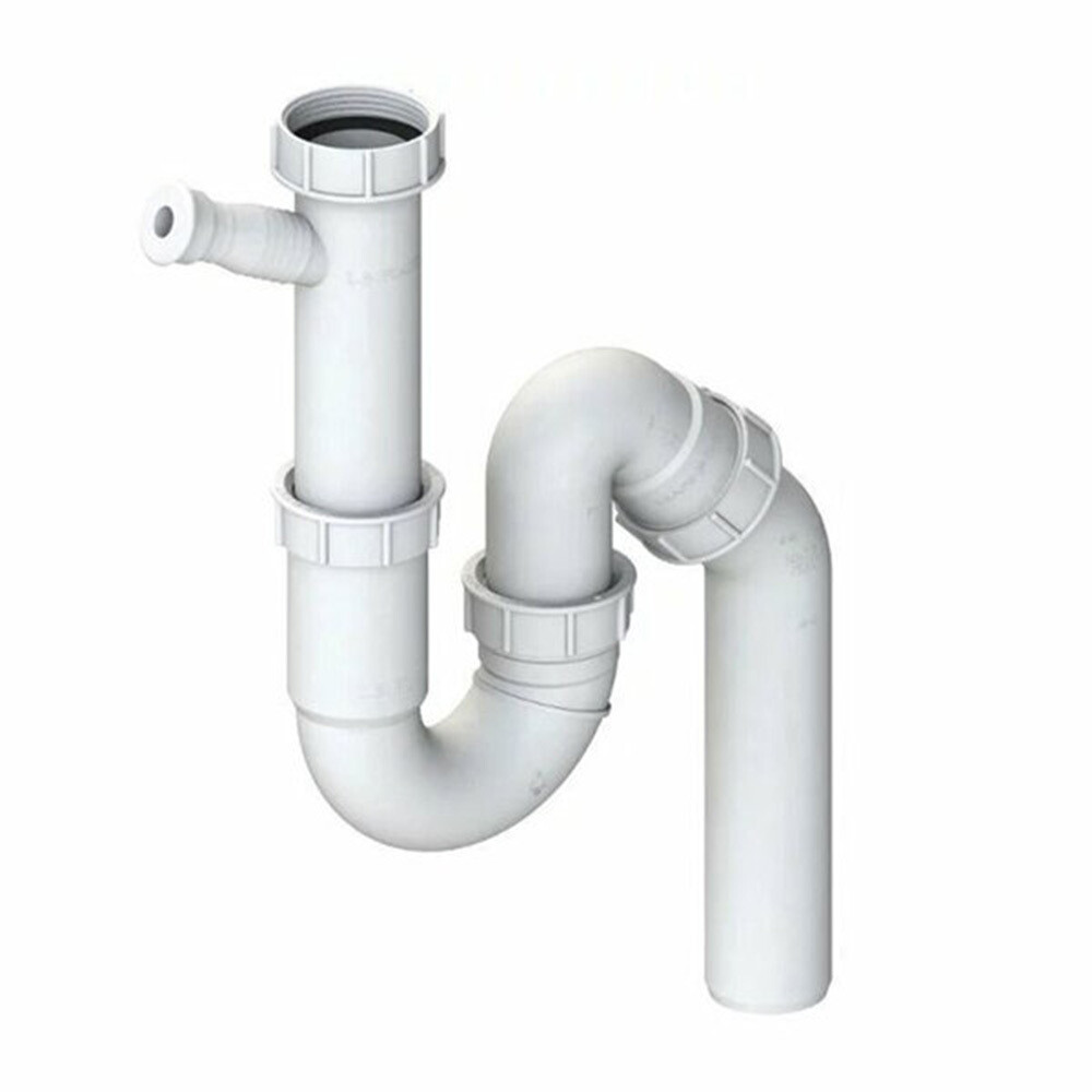 Изображение товара Сифон для раковины и мойки LB-Plast 1 1/2x40/50 мм без выпуска с соединением 40 мм Италия
