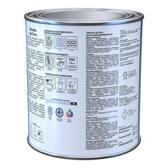 Краска моющаяся Tikkurila/Tikkivala Luja Extra матовая база А белая 0,9 л - фото 5