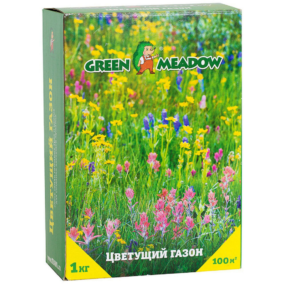 Изображение товара Семена газонной травы Green Meadow Цветущий мавританский газон 1 кг