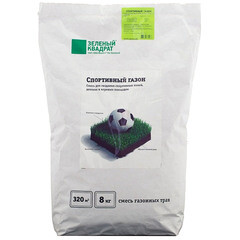 Изображение товара Семена газонной травы Спортивный газон Зеленый квадрат 8 кг