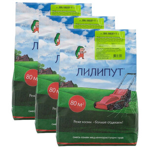 Семена газонной травы Медленнорастущий газон Лилипут 6 кг