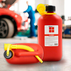 Канистра для технических жидкостей Oktan 20 л пластиковая красная - фото 2