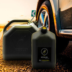 Канистра для технических жидкостей Kessler 25 л пластиковая черная - фото 2