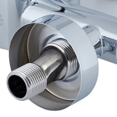 Смеситель для ванны Damixa Scandinavian Pure хром однорычажный с коротким изливом без лейки (361000000) - фото 3