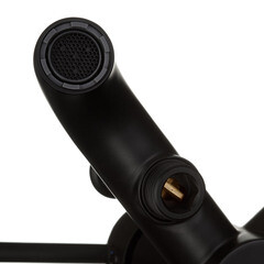 Смеситель для ванны Damixa Scandinavian Pure черный однорычажный с коротким изливом без лейки (361000300) - фото 5