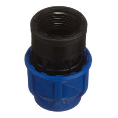 Муфта ПНД Tebo компрессионная переходная 20х3/4 ВР(г) - фото 2