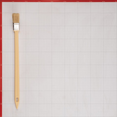 Кисть радиаторная натуральная щетина пластиковая ручка Beorol 25х9 мм для эмалей и лаков на алкидной основе - фото 2