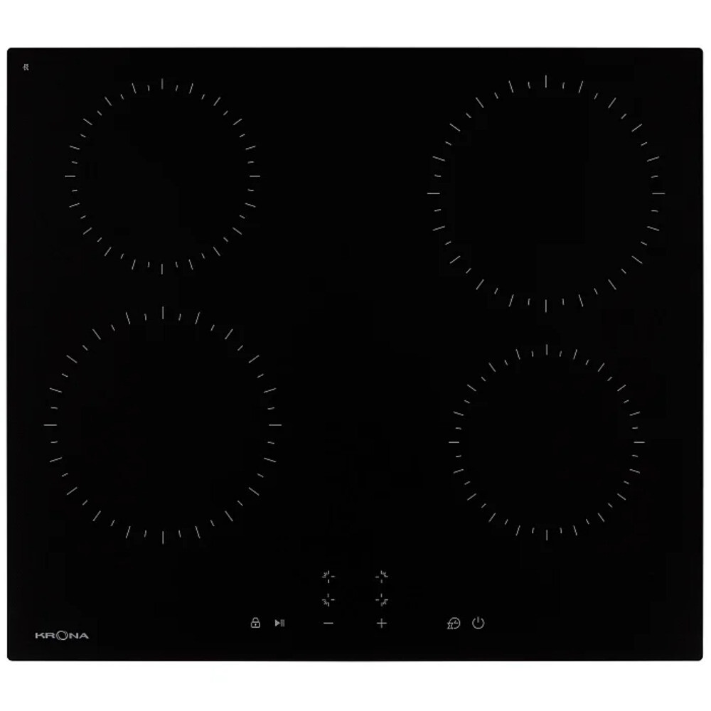 Варочная панель электрическая Krona Zauber 60 BL TK 4 конфорки черная