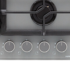 Варочная панель газовая Krona Mysterium GH 60 GR 4 конфорки серая - фото 4