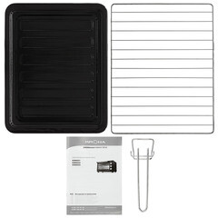 Мини-печь Krona 28 BL черная - фото 10