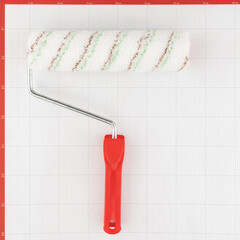 Валик микрофибра 250 мм d45 мм ворс 11 мм для водной основы с ручкой Beorol Natur - фото 3