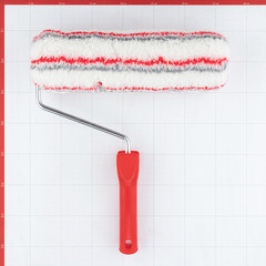 Валик полиакрил 270 мм d45 мм ворс 20 мм для водной основы с ручкой Beorol Ultra Red Plus - фото 2