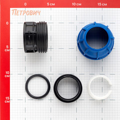 Заглушка ПНД Tebo компрессионная 40 мм - фото 3