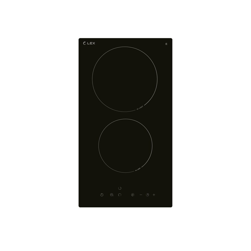 Изображение товара Варочная панель электрическая Lex EVH 320B 2 конфорки черная