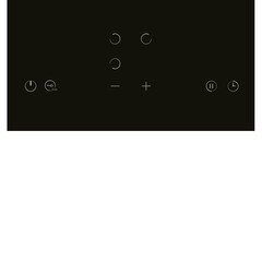 Варочная панель электрическая Lex EVH 430A 3 конфорки черная - фото 2