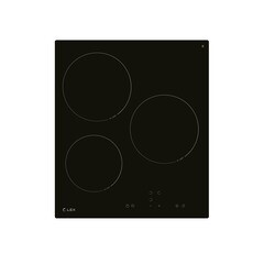 Варочная панель электрическая Lex EVH 430A 3 конфорки черная - фото 1