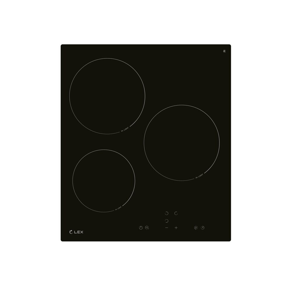 Изображение товара Варочная панель электрическая Lex EVH 430A 3 конфорки черная