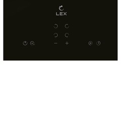 Варочная панель электрическая Lex EVH 640B 4 конфорки черная - фото 2