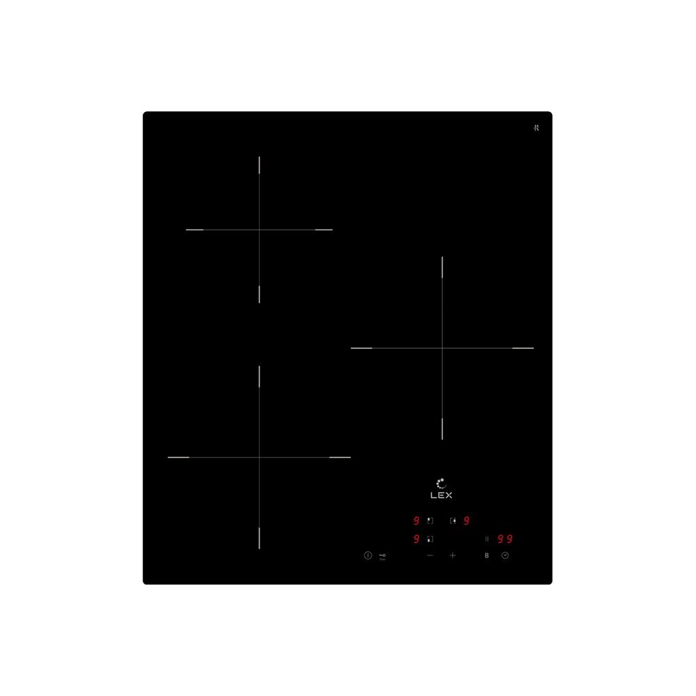Изображение товара Варочная панель индукционная Lex EVI 430A 3 конфорки черная