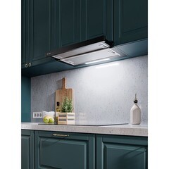 Кухонная вытяжка встраиваемая Lex Hermes 600 60 см черная - фото 2