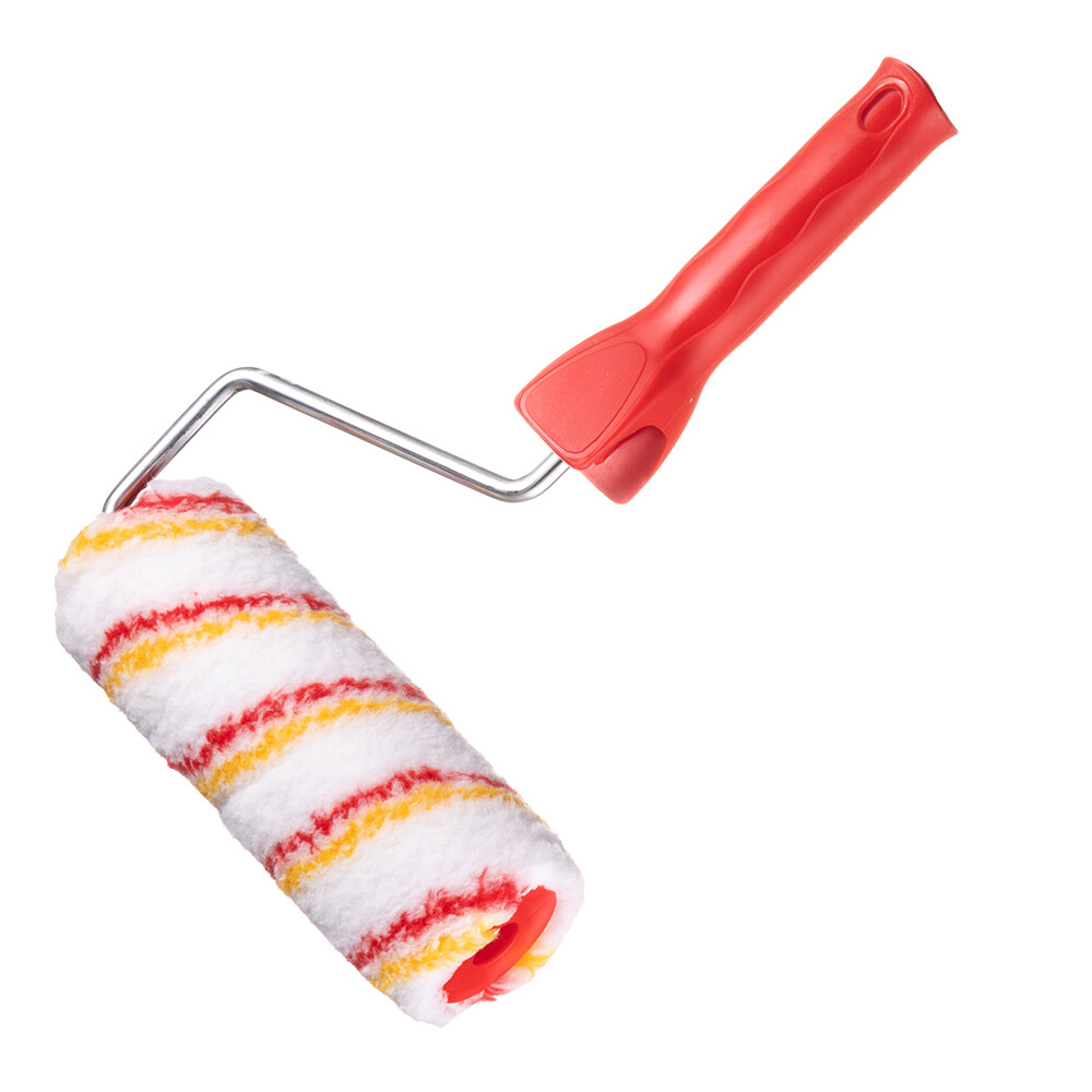 Валик полиэстер 180 мм d45 мм ворс 16 мм для водной основы с ручкой Beorol Hobby