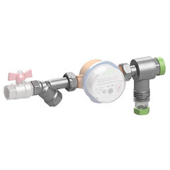 Фильтрогидромат для подключения счетчика Gibax G0020 3/4 с обратным клапаном - фото 2