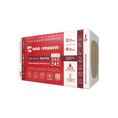 Утеплитель Роквул Лайт Баттс Экстра 50х600х1000 мм 4,8 кв.м - фото 3