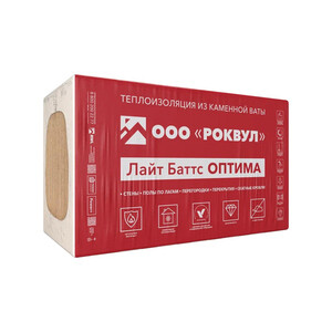 Утеплитель Роквул Лайт Баттс Оптима 50х600х1000 мм 6 кв.м — купить в ...