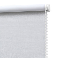 Рулонная штора блэкаут 40х160 см Decofest Каролина белая - фото 5