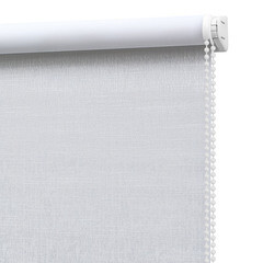 Рулонная штора блэкаут 50х160 см Decofest Каролина белая - фото 3