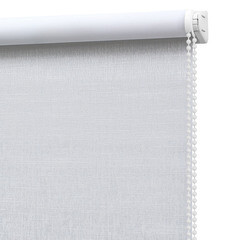 Рулонная штора блэкаут 70х160 см Decofest Каролина белая - фото 2