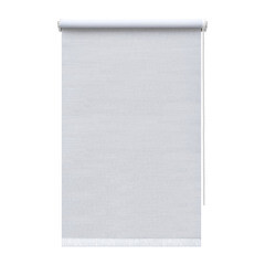 Рулонная штора блэкаут 80х160 см Decofest Каролина белая - фото 1