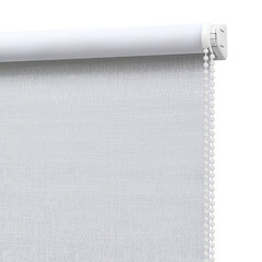 Рулонная штора блэкаут 100х160 см Decofest Каролина белая - фото 5