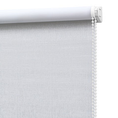Рулонная штора блэкаут 180х175 см Decofest Каролина белая - фото 5