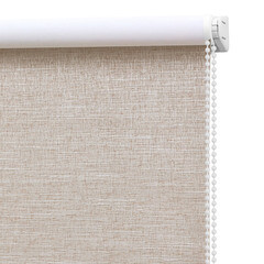 Рулонная штора блэкаут 180х175 см Decofest Каролина коричневая - фото 5