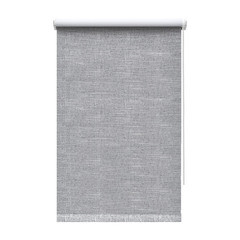 Изображение товара Рулонная штора блэкаут 80х160 см Decofest Каролина серая