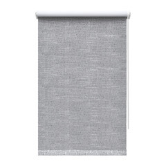Изображение товара Рулонная штора блэкаут 100х160 см Decofest Каролина серая