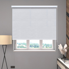 Рулонная штора блэкаут 180х175 см Decofest Каролина белая - фото 4