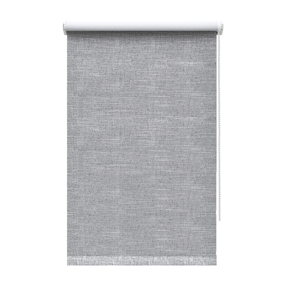 Изображение товара Рулонная штора блэкаут 180x175 см Decofest Каролина серая