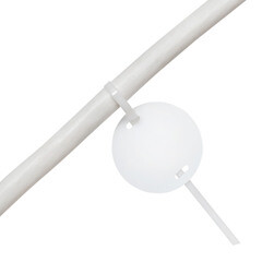 Бирка кабельная маркировочная EKF PROxima У-135 белая (100 шт.) - фото 4