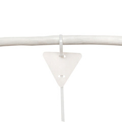 Бирка кабельная маркировочная EKF PROxima У-136 белая (100 шт.) - фото 3