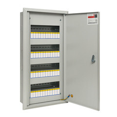 Щит распределительный встраиваемый EKF PROxima ЩРВ-48 металлический IP31 650х340х120 мм 48 модулей с замком - фото 1